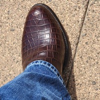 The Marshall Cowboy Boot - Black crocodile | Tecovas