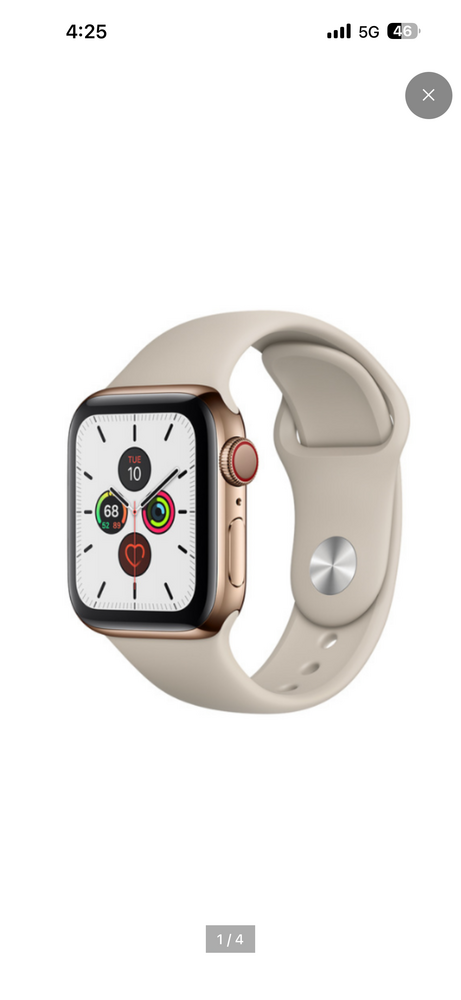 Apple Watch Series 5 40MM (GPS + Cellular) - Gold Stainless Steel