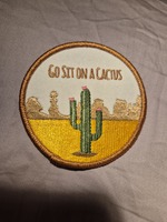 Go Sit On A Cactus (Iron-On Patch)