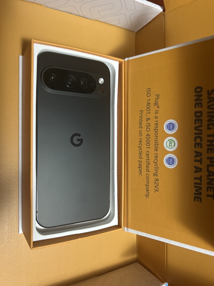 Google Pixel 9 Pro XL Obsidian 256GB (Unlocked) – Plug