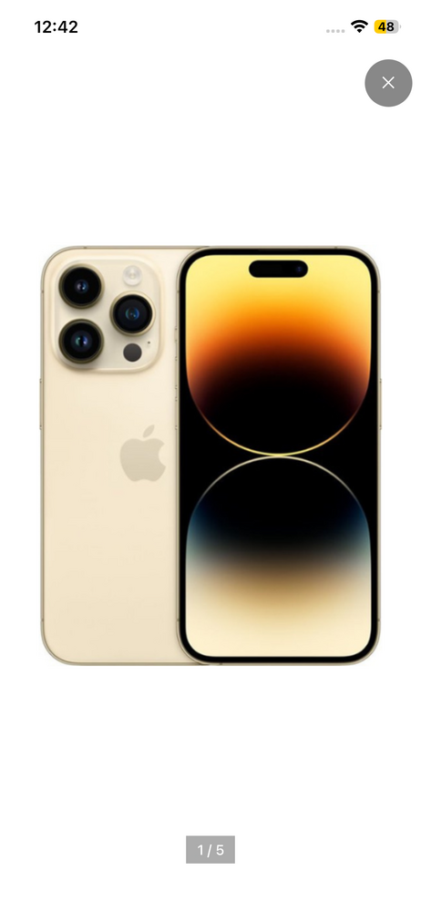 iPhone 14 Pro Gold 128GB (Unlocked) – Plug