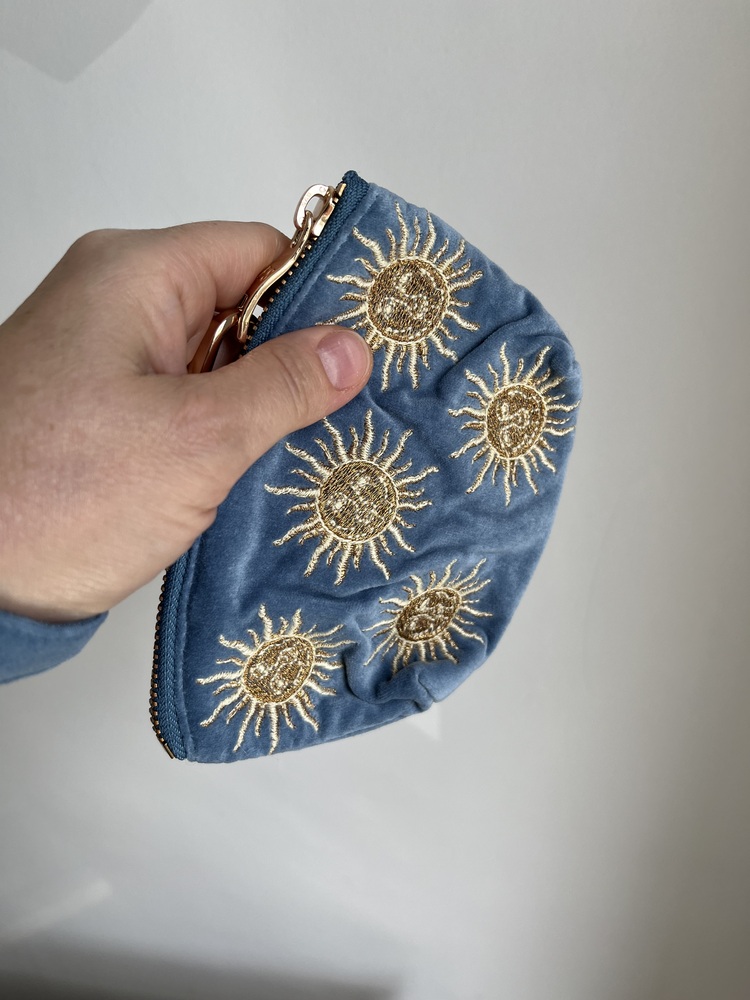 【送料関税込】Elizabeth Scarlett / Sun Goddess Coin Purse Elizabeth Scarlett Sun Goddess Rust Velvet Coin Purse