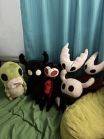 JUSONGKWCP 3 Pcs Hollow Knights Peluche, Poupée Hollow Knights Figurine 30 Cm / 11.8 inches Party Decor Plush