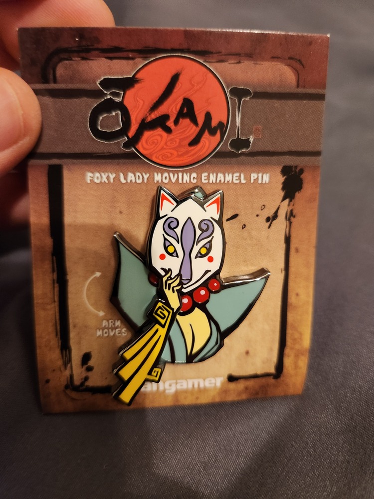 Okami - Foxy Lady Pin - Fangamer