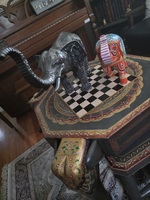 Elephant Inspired Recycled Metal Art Sculpture