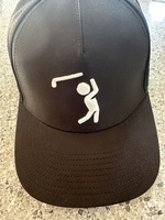 Bogey Bros Golf Co | Funny Golf Hats | Bogeyman Black/Black - Mesh