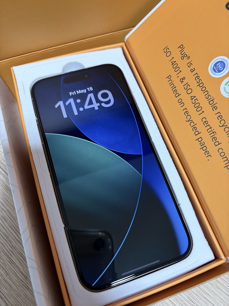 iPhone 15 Pro Blue Titanium 512GB (Unlocked) – Plug