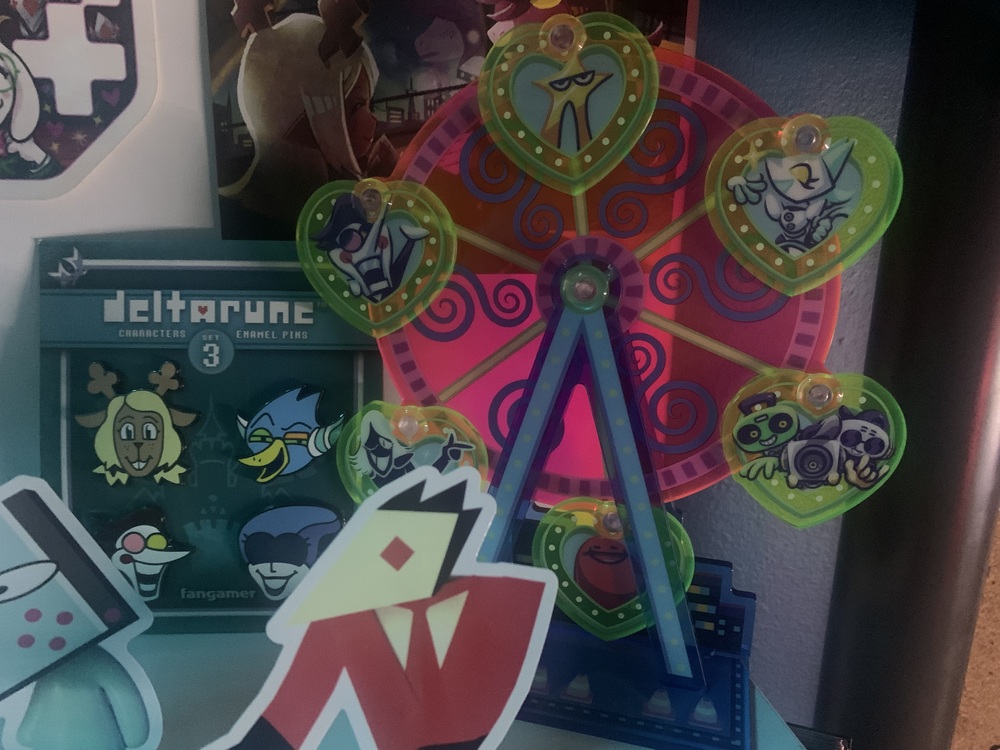 DELTARUNE - Cyber City Ferris Wheel Acrylic Standee - Fangamer