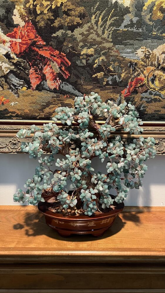Multi-Gemstone Bonsai Tree of Life with 1,251 Natural Gemstones