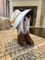 Bottes Femme Western Camperos - Style Cowboy, Cuir Daim écologique, Talon Bloc