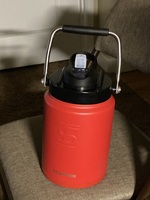 64oz Insulated Half Gallon Jug: Red | Ice Shaker