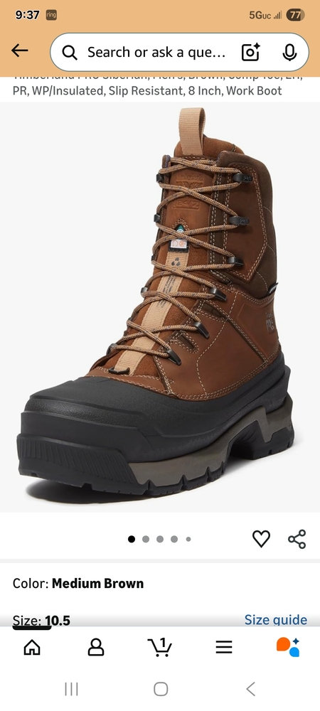 Timberland Men\'s Siberian CSA 8\