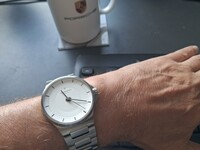 Nordgreen Guardian オートマチック | 36mm シルバー リンクウォッチ
