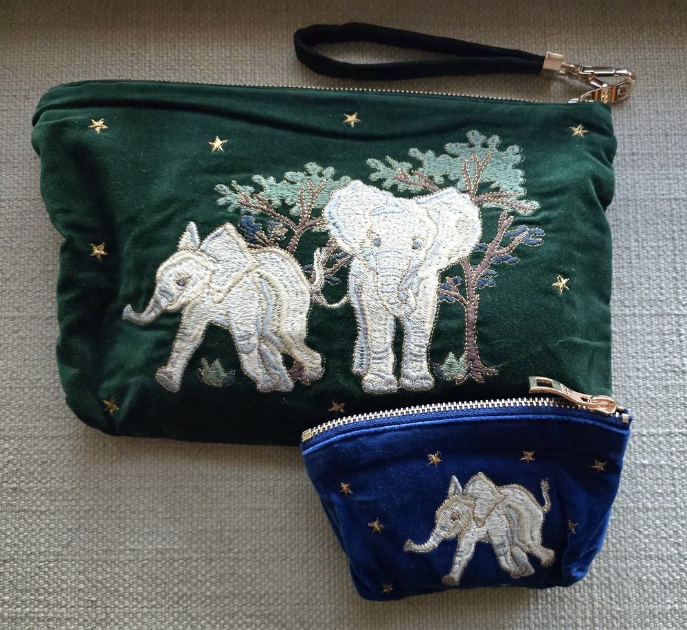 Baby Elephant Conservation Everyday Pouch – Elizabeth Scarlett