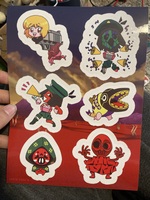 ENA: Dream BBQ - ENA Sticker Sheet Set - Fangamer