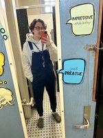 Review image for Love the overalls on...