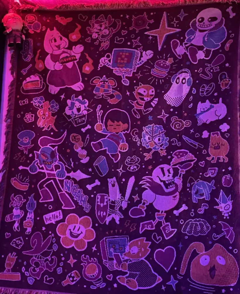 UNDERTALE - Friends and Foes Throw Blanket - Fangamer