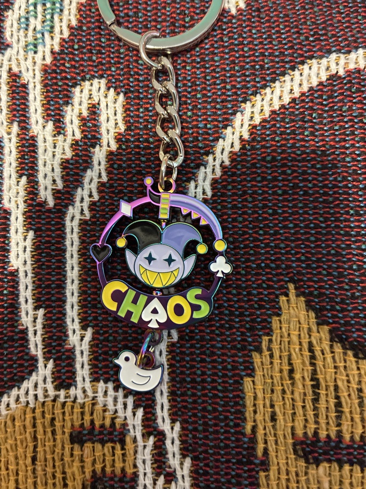 DELTARUNE - Chaos Revolving Keychain - Fangamer